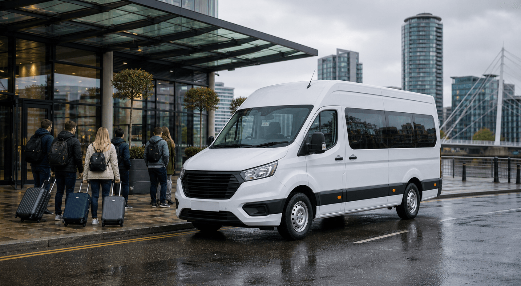 Self-drive minibus available for group travel in Salford