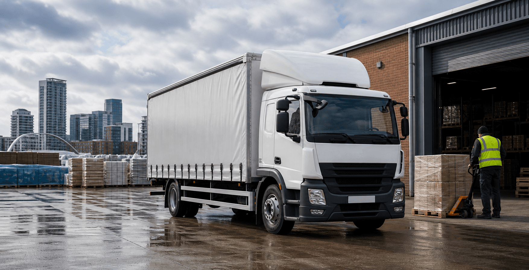 Self-drive truck available for heavier transport in Salford